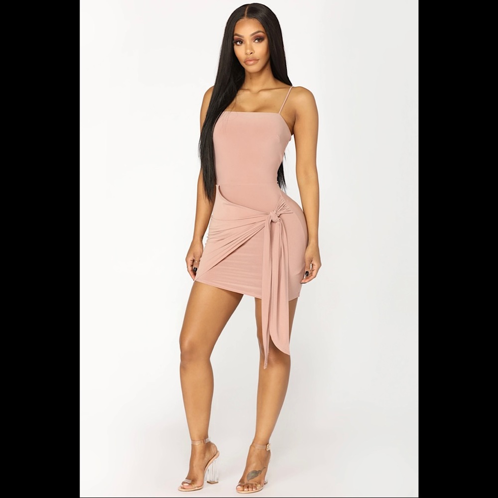 Knot Waiting For You Mini Dress~ Mauve